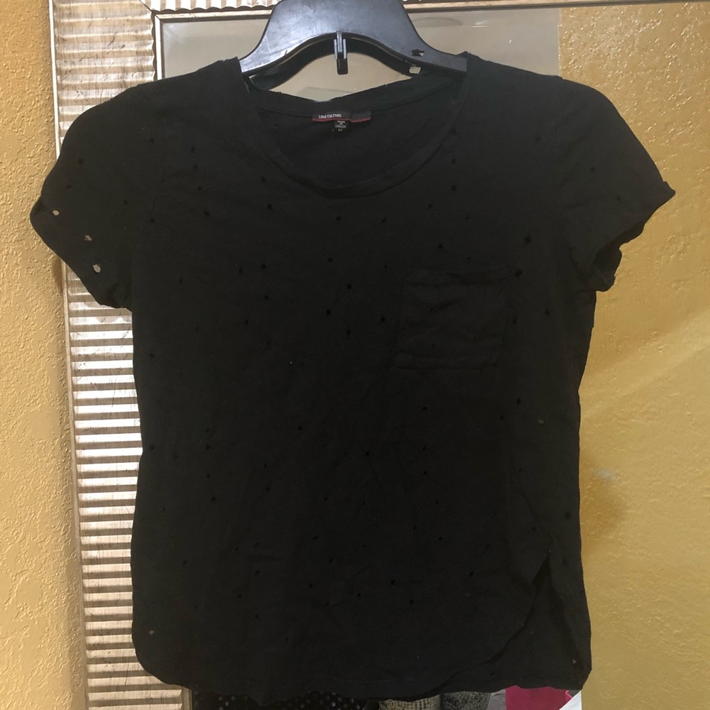 Basic Holey Pocket Tee